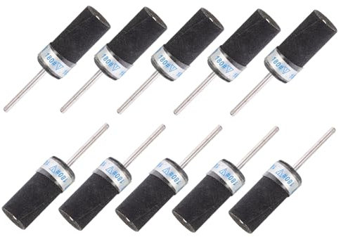 STOBOK 20 Stk Schleiftrommeln für Spindelschleifer Schleifstab zum Polieren von Schleifpapier Bohrmaschine Zubehör Schleifpapier polierte Stange Schleifpapierstab Schmuck