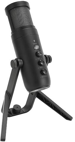 Beufee Gaming-USB-Mikrofon, Kondensatormikrofon Mit RGB-Anzeige, Stativständer, Nieren-Kondensator-Gaming-Mikrofon, Dynamisches Mikrofon Für Podcast-