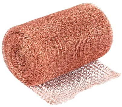 Filet en Cuivre, Maille Cuivrée Flexible, Ruban De Cuivre Anti Rongeur Limaces et Escargots, Parterres Surélevés pour Jardin, Clôture Contre Les Escargots, Piège à Escargots