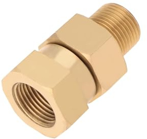 SG Store GiuntoGirevole Per Idropulitrice Da 3/8 Pollici BSP Maschio A 3/8 Pollici BSP Femmina In Ottone