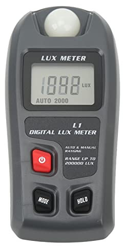 Mavaol Digital Light Meter Luxmeter Illuminance Tester with LCD Display, Auto Shutdown, and Wide Measurement Range for Indoor/Outdoor Use