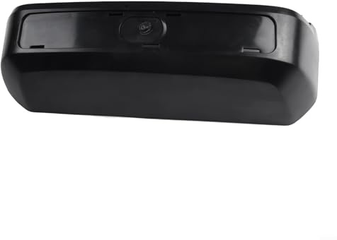 ZiStarlilife Cache de plaque d'immatriculation arrière de porte arrière de rechange pour Toyota Land Cruiser 120 LC120 - Pièce de rechange en plastique noir 2003-2009