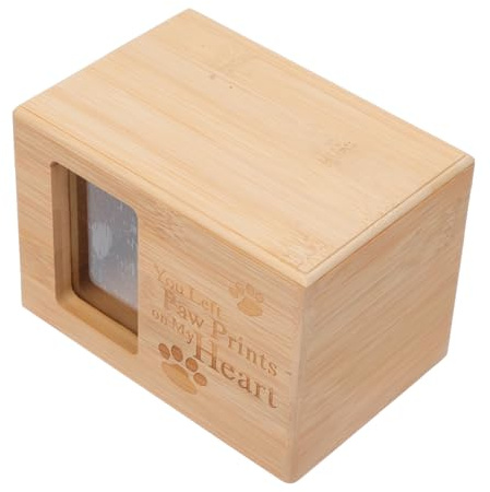 BESPORTBLE Urne Funéraire pour Animaux Durable Boîte à Cendres pour Chiens et Urne Commémorative pour Souvenir Pérenne