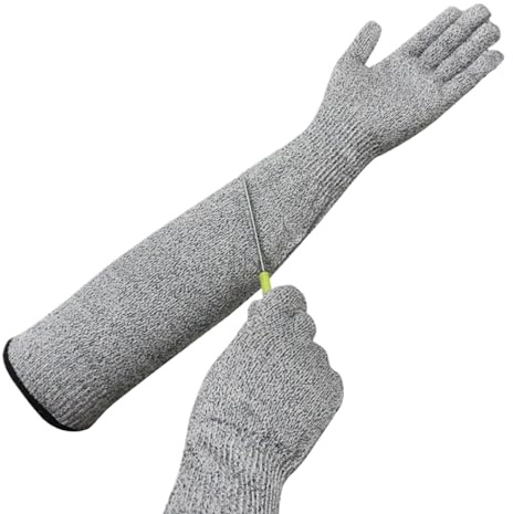 Manolyee Gants de Jardin Longs - Gants Femmes Résistants aux Épines pour Taille des Rosiers | Équipement Protecteur Respirant Pour Couper Désherber Récolter