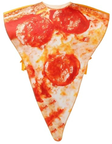Baoblaze Halloween Pizza Costume Creative Dress up Cosplay Food Prop Costume for Carnival