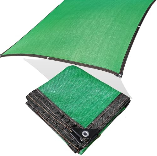 Tissu d'ombrage à 90 % - Bâche en maille respirante avec œillets renforcés pour une utilisation en extérieur - Bâche de protection solaire pour plantes, serre, terrasse et tomates (4 x 4 m)