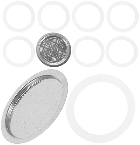 DEARMAMY Replacement Silicone Gasket Mug Lid Seal Stovetop Espresso Maker Sealing Machine Repair Accessories for Travel Coffee Pot