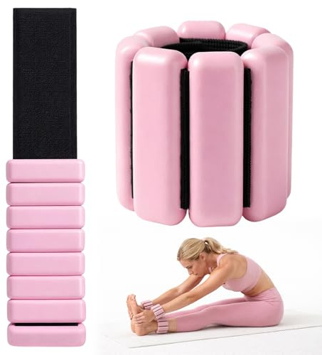 2 Stück Handgelenk Gewichte, Verstellbarer Wrist Weights, Knöchelgewichte für Fuß oder Handgelenk auf Bewegung Gehen Laufen, Joggen, Gymnastik