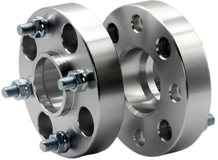 Spurverbreiterungen 2 Stücke 15/20/25/30/35/40mm PCD 4x114,3 CB 64,1mm Rad Spacer Adapter 4 Lug Anzug Für Universal Auto M12XP1,5(2pieces 20mm Silver)