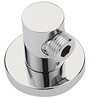 Milano Mirage Wall Mounted Round Bathroom Outlet Elbow for Hand Shower Handset Hose - Chrome