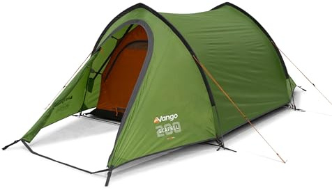 Vango Scafell 200 Tent Hiking Backpacking Wild Camping | DofE Recommended Kit | Waterproof, Easy Setup, Lightweight, Compact | Alloy Poles & 3000mm HH Material (2 Person)