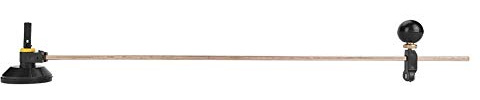 Smandy Glasschneider mit Holzgriff und Saugnapfkreis, 6 Radkompasse Kreisschneider für Glasstärke 4–10 mm, Ø 30–100 cm