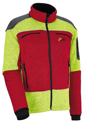 PSS Faserstrickjacke X-treme Arctic Gelb/Rot Größe M