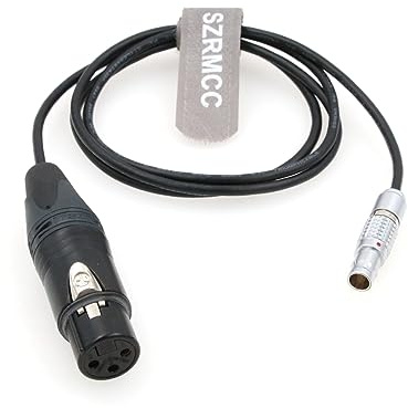 SZRMCC 3 Pin XLR Female to 0B 6 Pin Audio Cable for Arri Alexa Mini LF Camera