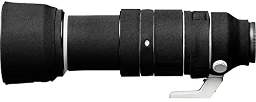 easyCover - Lens Protection Camouflage Cover - Objektivschutz - Schutz für Ihr Kameraobjektiv - Geeignet für Sony FE 100-400mm F4.5-5.6 GM OSS - Schwarz