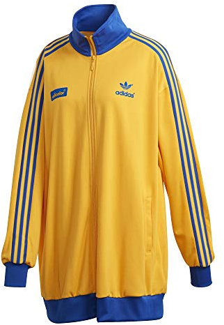 adidas Tracktop Adicolor 70er Jahre Sweatshirt Gelb Damen GD2310, gelb