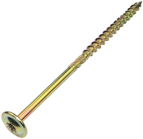 AERZETIX C48354 Vis à bois Ø6x130mm Lot de 50