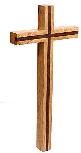 Beavorty 1stück Holzkreuz Aus Massivem Holz Handgefertigt Dekoratives Christliches Kreuz Für Wanddekoration Ostern Für Freunde Und Familie