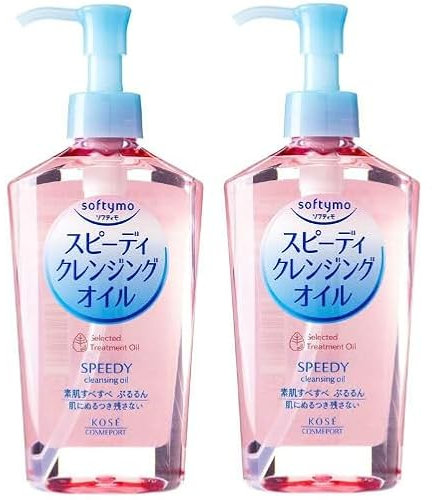 Kose Cosmeport Softymo Speedy Cleansing Oil 230ml, Set of 2 Bottles
