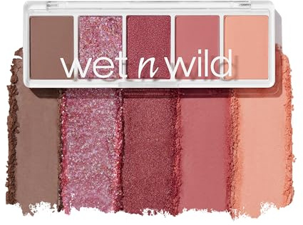Wet n Wild, Color Icon 5-Pan Palette, Palette de Fards à Paupières avec 5 Teintes Richement Pigmentées pour le Maquillage Quotidien, Formule Longue Durée et Facile à Mélanger, Full Bloomin