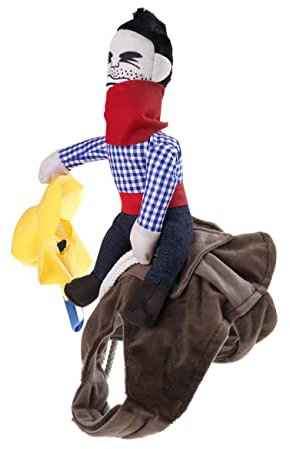 VANZACK Haustierkostüm Aus Denim Hundekleidung Reiteranzug Katzenkostüm Atmungsaktiv Haustierbekleidung Für Mops Und Mehr