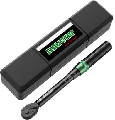 LLAVETOR 1/4 Dinamometrica, 5-25 NM Chiave Dinamometrica, Precisione ±3% con 72 Denti, Chiave Dinamometrica per Bici, Moto e Auto Manutenzione del Veicolo
