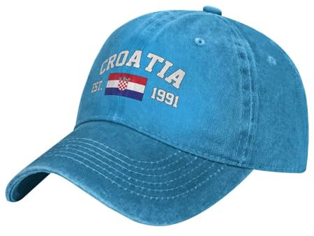 Schirmmütze Basecap Kroatien Flagge Baseball Cap Sport Capatmungsaktive Mütze Original Sommer Kappe Für Herren, Reisen, Tennis