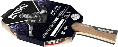 Butterfly® Timo Boll Graphit-Tischtennisschläger | ITTF-zertifizierte Rackets Flextra+ & Wakaba | trainierte Spieler