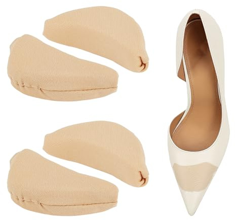 NICENEEDED Inserti per Le Dita dei Piedi per Scarpe Troppo Grandi, 2 Paio di Inserti Riempitivi per Scarpe per Imbottiture per Dita dei Piedi delle Scarpe Larghe, Tappi per Le Dita dei Piedi