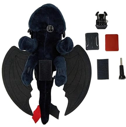 Décoration de voiture électrique drôle accessoire de casque professionnel en peluche 35 cm casque à dégagement rapide
