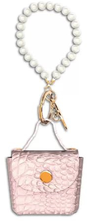 LAOYEFACAI Mini Tasche Charms Süßer Leder Schlüsselanhänger Handtaschen Charm Perfekt für Damen Dekoration und Aufbewahrung kleiner Gegenstände