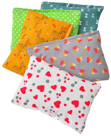 Aumüller Baldrian Schmusekissen für Katzen - Katzenspielkissen Baldini, Kissen aus Schmuseplüsch, Made in Germany (10 Stück)