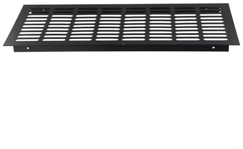 Gdfnmogo Rechteckiges Lüftungsgitter aus Aluminium, 150 mm, für Schrank, Kleiderschrank, Badezimmertür, korrosionsbeständig, wasserdicht, Metallgitter-Panel (150 x 400 mm)