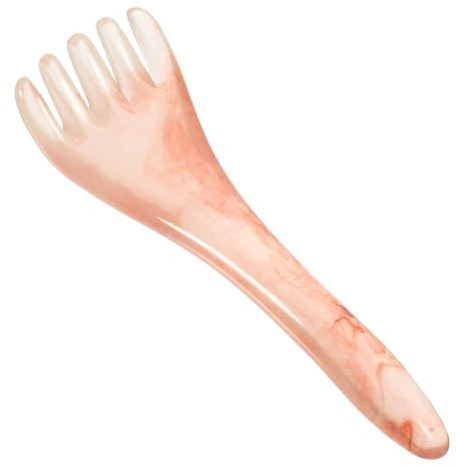 HONMEET Peine Masajeador de Cabeza y Cabello Rascador para Estimular Circulación de y Estrés Diseño para Cabello y Grueso Portátil y para Uso Diario