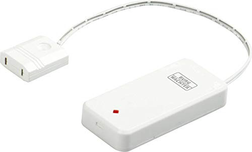 Burg Wächter Wassermelder außen/innen, Wasseralarm, Überlaufwarnmelder, batteriebetrieben, mit BURGprotect Smart Home kompatibel, Water 2060, Weiß, 39820, (B x H x T) 80 x 39 x 14 mm