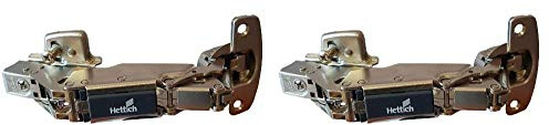 Hettich Sensys 8657i TH52 165 Degree Wide Angle Door Hinge Full Overlay Integrated Soft Closing Silent System Kitchen Cabinet Cupboard Wardrobe (9099540) x2