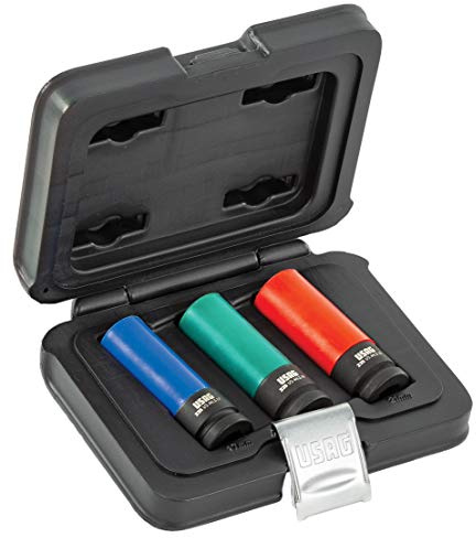 USAG - 270 C/C3 - Set bussole esagonali con rivestimento in teflon per cerchi in lega