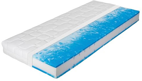 BeCo Matratze 180x200 cm Duo Gel Comfort Komfortschaummatratze H2, Oeko-TEX Standard 100, Testsieger in Haus & Garten: SEHR GUT 1,3 (Heft 01/2019), Made in Germany, 100 Nächte Testschlafen