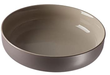 Ritzenhoff & Breker Lot de 4 bols Jasper - Diamètre : 19 cm - Taupe - Grès