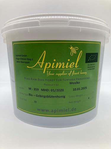 Miel de fleurs de montagne BIO 4kg (DE-ÖKO-001)