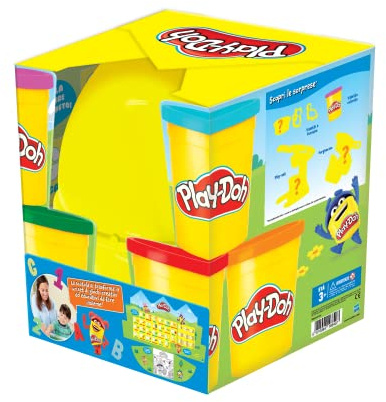 Play Doh Hasbro Sorpresovo 2022 - Huevo con sorpresas y Caja Que se transforma en Juego Multicolor, Talla única