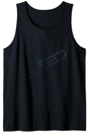 Herren Jazz Posaune Blechbläser Posaune Tank Top