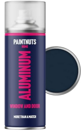 Paintnuts Aluminium Window & Door Paint - RAL-5011 - STEEL BLUE Gloss 400ml Spray Can
