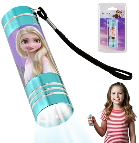Torcia Congelato a 9 LED, Mini Torce in Alluminio Azzurro Cielo con Cordino, Il Nuovo Modello di Vendita, Luci Notturne Tascabili per Escursionismo Campeggio Emergenza all'aperto 3+ Anni - 8,7 cm