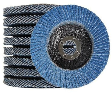 Générique 20 Disques à Lamelles 125mm x 22mm, Disques à Lamelles Abrasifs pour Acier INOX Bois Métal, Multi Grain 40-120(80)