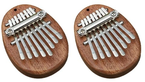 KEALBAUS Mini Kalimba Mini Daumenklavier 8 Töne tragbar Anfänger Finger Klavier Instrument C