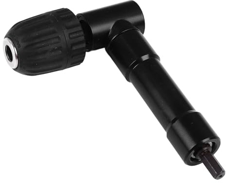 Convertisseur de perceuse à Angle droit, adaptateur à 90 degrés, fixation de mandrin de perceuse électrique pour usage domestique et industriel (MavaolMIjPlqD-12)