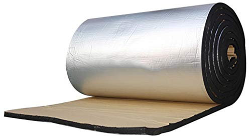 ZHENGCI 500 x 2000 mm Heizmatte für Auto-Motoren, Feuerwände, Schallschutz, Isolierung, Aluminium-Aufkleber