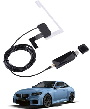 LICHENGTAI DAB Antenne Auto, DAB+ Autoantenne SMB Adapter, DAB Autoradio Antenne, Digitales Autoradio Antenne