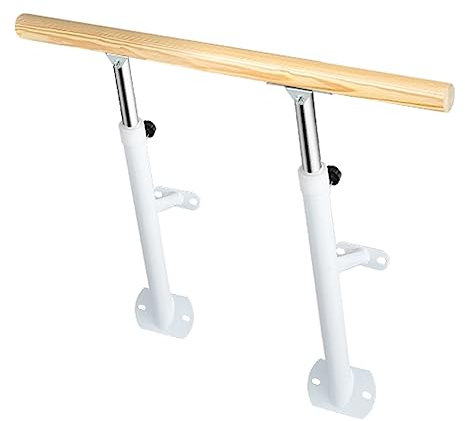 Ballettstange – Wandmontierter Holz-Tanzstock, robuste vertikale Ballettstangen für Erwachsene und Kinder, professionelle anhebbare Stativunterstützung für Stretching und Training